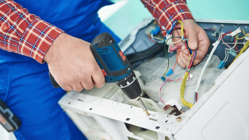 Esenler Alarko Alarko çamaşır makinesi kart tamiri – Su almama arızası orijinal parça ile giderildi. - Teknik servis örneği